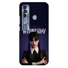 Чехлы Венсдей на TECNO Spark 7 Pro Уэнсдей (AlphaPrint) (Wednesday)