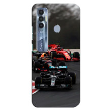 Чехол Формула1 на TECNO Spark 7 Pro – Гонка Ф1