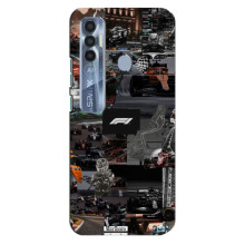 Чехол Формула1 на TECNO Spark 7 Pro – Коллаж Ф1