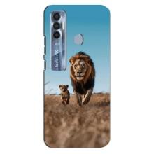 Чехол Король лев на Техно Спарк 7 Про – Мусафа и Симба