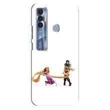 Чохол Рапунцель для TECNO Spark 7 Pro – Рапунцель і Флін