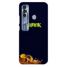 Чехол с мультфильмом Шрек на TECNO Spark 7 Pro – Шрек лого