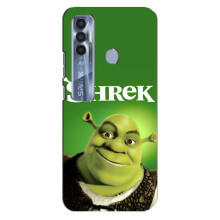 Чехол с мультфильмом Шрек на TECNO Spark 7 Pro – Шрек