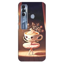 Чехол с мемом Тралалело тралала на TECNO Spark 7 Pro (Балерина капучина)