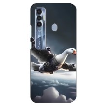Чехол с мемом Тралалело тралала на TECNO Spark 7 Pro (Бомбардини гусини)