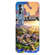 Чехол с картинками Майнкрафт для Техно Спарк 7 Про – Minecraft