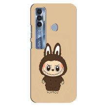 Чехол с Лабубу на TECNO Spark 7 Pro – Коричневый Лабубу