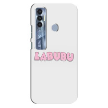 Чехол с Лабубу на TECNO Spark 7 Pro – Лого Лабубу