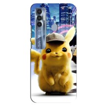 Чехол с Пикачу на TECNO Spark 7 Pro (Пикачу в городе)