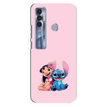 Чехол с принтом Стич на TECNO Spark 7 Pro – Лило и Стич