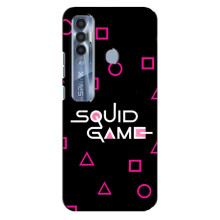 Чехол Гра в кальмара для TECNO Spark 7 Pro – Логотип игры кальмара