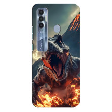 Чехол с картинкой «Хищники» для TECNO Spark 7 Pro – Динозавр