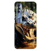 Чехол с картинкой «Хищники» для TECNO Spark 7 Pro – Крокодил
