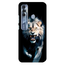 Чехол с картинкой «Хищники» для TECNO Spark 7 Pro – Лев