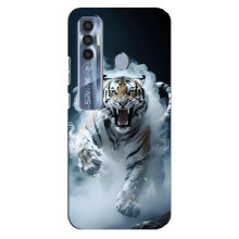 Чехол с картинкой «Хищники» для TECNO Spark 7 Pro – Тигр