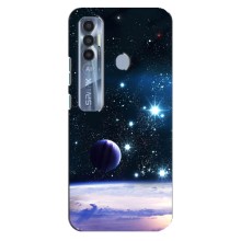 Космические Чехлы для Техно Спарк 7 Про (VPrint) (Космический вид)