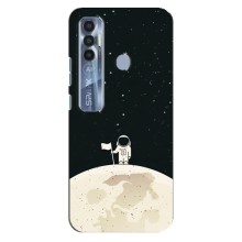 Космические Чехлы для Техно Спарк 7 Про (VPrint) (На луне)