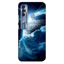 Космические Чехлы для Техно Спарк 7 Про (VPrint) (Земля с космоса)