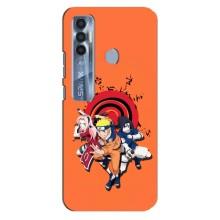 Naruto Anime Чехлы для Техно Спарк 7 Про (AlphaPrint) – команда Наруто