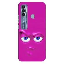 Чохли (ТПУ) (смішні стікери) для TECNO Spark 7 Pro – Хитра мордочка