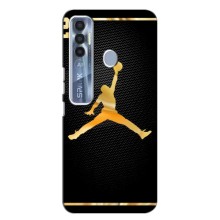 Силиконовый Чехол Nike Air Jordan на Техно Спарк 7 Про (Джордан 23)