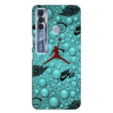 Силиконовый Чехол Nike Air Jordan на Техно Спарк 7 Про (Джордан Найк)