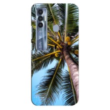 Силиконовый чехол с КАРТИНКАМИ лето для TECNO Spark 7 Pro (AlphaPrint) (Пальма)