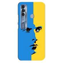 Украинские Чехлы для TECNO Spark 7 Pro с картинкой УПА (AlphaPrint) (Степан Бандера)