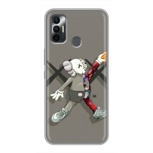 Чохли для TECNO Spark 7P - Bearbrick Louis Vuitton (PREMIUMPrint) (Беарбрік Джордан)