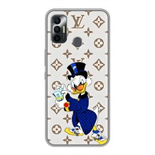 Чехлы для TECNO Spark 7P - Скрудж МакДак Louis Vuitton (PREMIUMPrint) (Макдак на стиле)