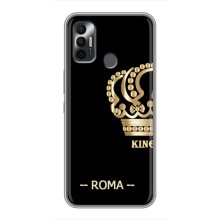 Чехлы для TECNO Spark 7P (VPrint) - Футбольные клубы (Roma)