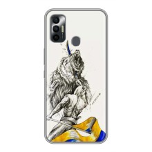 Чехлы Доброго вечора, ми за України для Техно Спарк 7Р (AlphaPrint) (Победа)