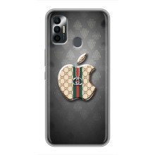 Чехлы ГУЧЧИ для Техно Спарк 7Р (AlphaPrint) (Apple gucci)