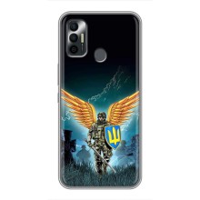 Чехлы с картинкой ЗСУ для TECNO Spark 7P (AlphaPrint) (Солдат ЗСУ)