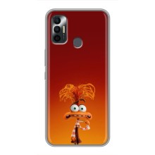 Чехол Головоломка для TECNO Spark 7P - (AlphaPrint) (Тревожность)