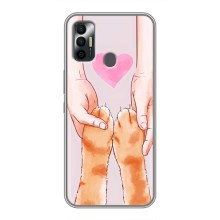 Чехол на Техно Спарк 7Р с Котами (VPrint) (Любовь к котикам)