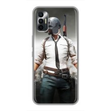 Чехол PUBG для Техно Спарк 7Р (AlphaPrint) (Пабг мен)
