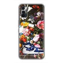 Чехол для TECNO Spark 7P - с принтом Найк (AlphaPrint) (Стиль Найк)
