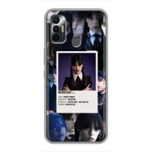 Чехлы Венсдей на TECNO Spark 7P Уэнсдей (AlphaPrint) (коллаж Уэнздей)