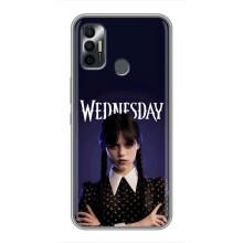 Чехлы Венсдей на TECNO Spark 7P Уэнсдей (AlphaPrint) (Wednesday)