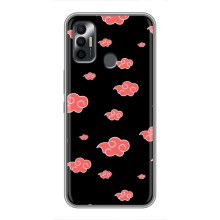 Чехол с символикой Аниме для TECNO Spark 7P – Анимешные тучки