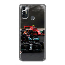 Чехол Формула1 на TECNO Spark 7P – Гонка Ф1