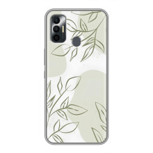Чехол цветочный дизайн для TECNO Spark 7P
