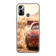 Чохол з принтом Маквін для TECNO Spark 7P – Блискавка Маквін