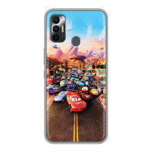 Силиконовый чехол Маквин для TECNO Spark 7P – Тачки Маквин