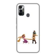 Чехол Рапунцель для TECNO Spark 7P (Рапунцель и Флин)