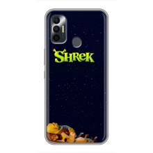 Чехол с мультфильмом Шрек на TECNO Spark 7P – Шрек лого
