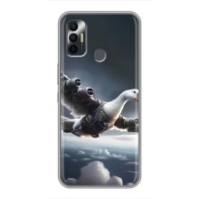 Чохол з мемом Тралалело тралала на TECNO Spark 7P (Бомбардіні гусіні)