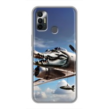 Чохол з мемом Тралалело тралала на TECNO Spark 7P (Бомбардіро крокоділо)