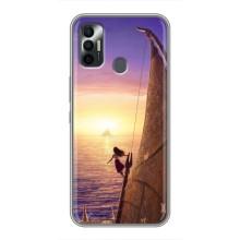 Чехол с мультфильмом Моана TECNO Spark 7P – Моана в море